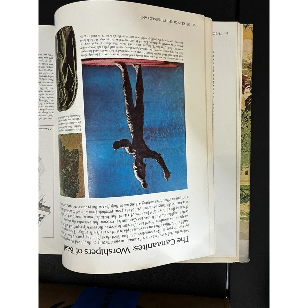 Vintage 1974 Great People Of The Bible And How They Lived Hardcover Book